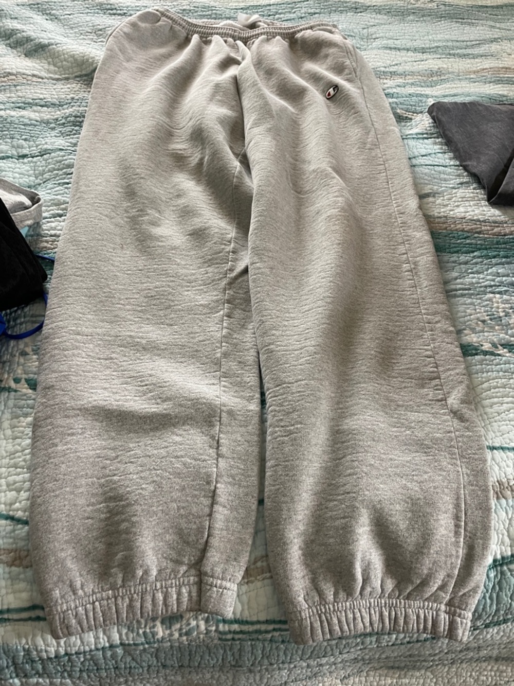 Champion women’s Light Gray Elastic Cuff Sweatpants